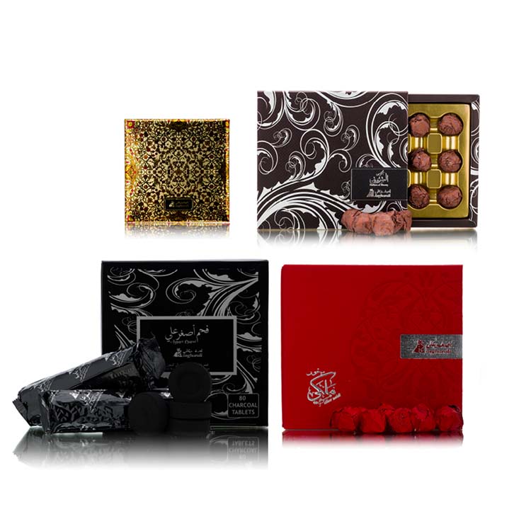 An exclusive online bundle featuring our most beloved bakhoor variants — Shurooq, Enab, Malaki — paired with premium charcoal. This limited-time Bakhoor Premium Bundle Set blends minimalism and quality, delivering a rich aromatic journey for your home