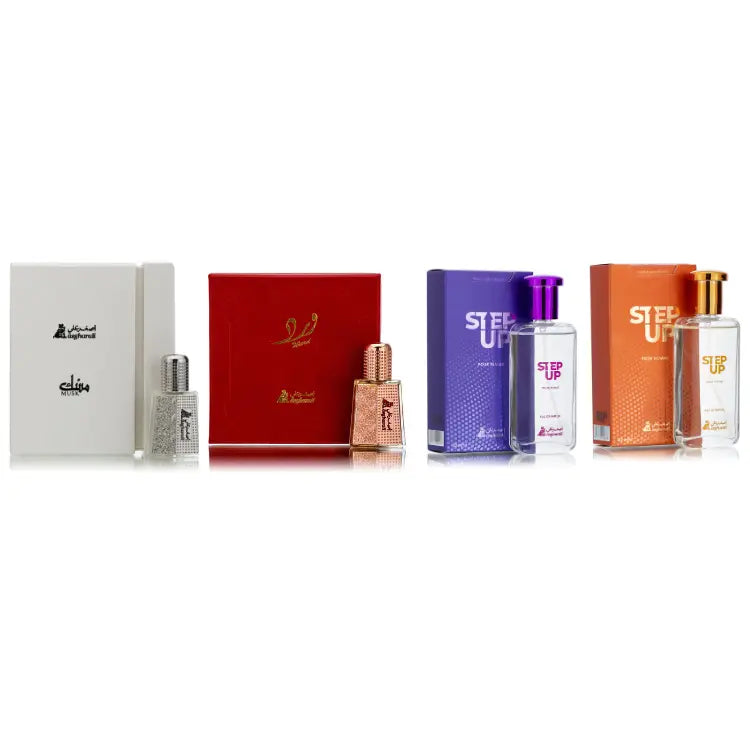 مجموعة من 2 عطرين و 2 عطر